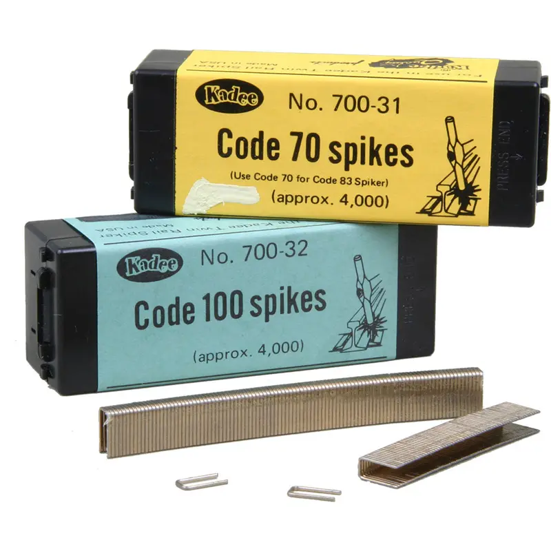 Kd-700-31 - #700-31 Code 70 & 83 Track Spikes - Use Twin Rail Spiker (Ho Scale) 1