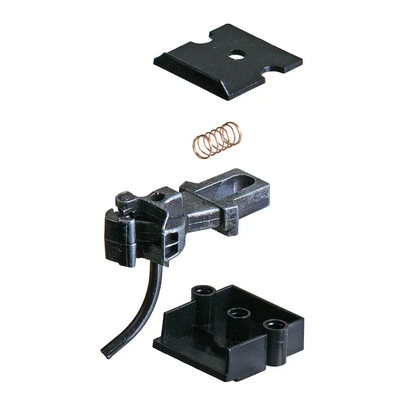 Kd-743 - #743 Short Centerset Shank Metal Coupler With Plastic Draft Gear Box - Black 2Pr (O Scale) 1