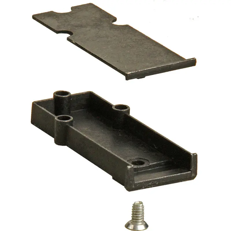 Kd-819 - #819 Extended Metal Gearboxes - Black (O Scale) 1
