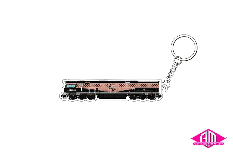 Keyring, C44aci Class Locomotive - Cf4412 Cfcla 'Black Caviar' 1