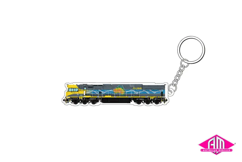 Keyring, C44aci Class Locomotive - Ql020 Qube Logistics 'Yindyamurra' 1