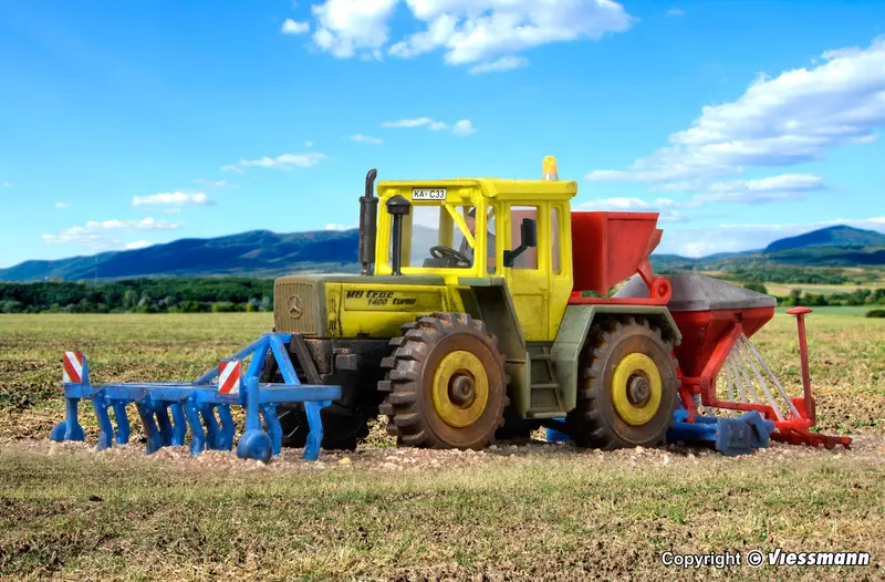 Kibri - 10702 - Mb Trac With Sowing Tool Kit (Ho Scale) 1