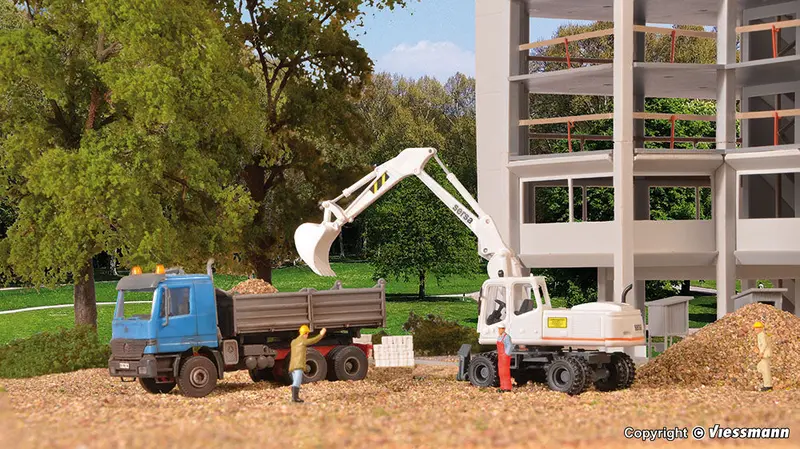 Kibri - 11266 - Sersa Atlas Mobile Excavator 1604 Kit (Ho Scale) 1