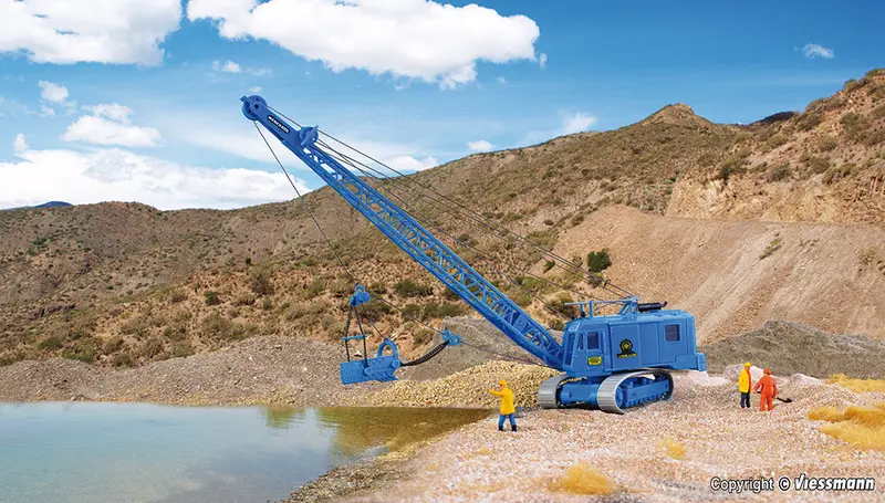Kibri - 11283 - Menck M154 Lc Dragline Excavator Kit (Ho Scale) 1
