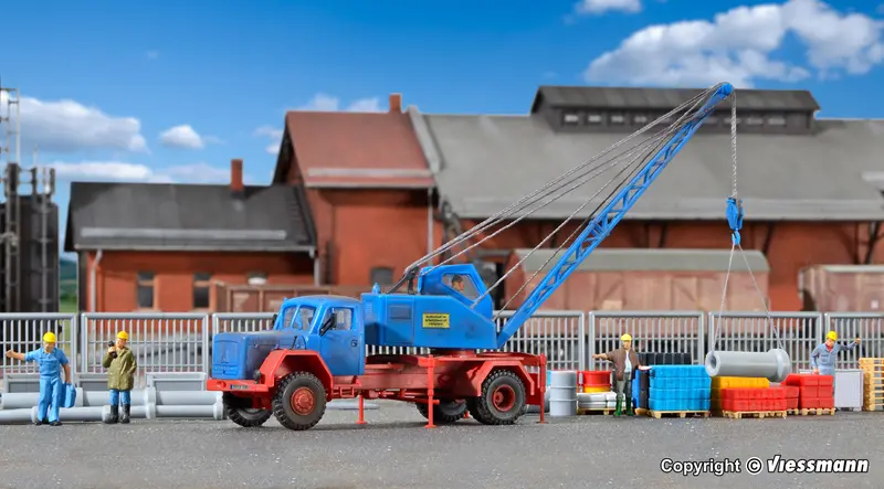 Kibri - 11290 - Magirus Eckhauber With Fuchs Excavator Kit (Ho Scale) 1
