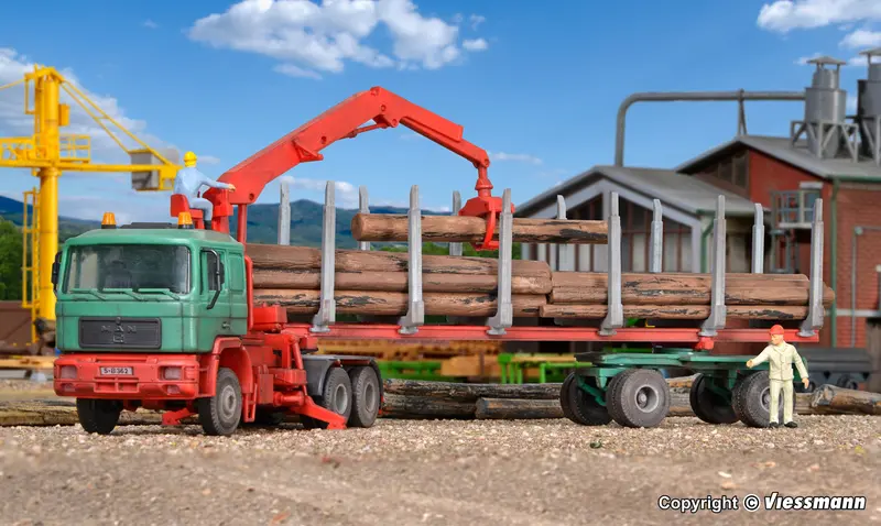 Kibri - 12271 - Man Logging Truck Kit (Ho Scale) 1