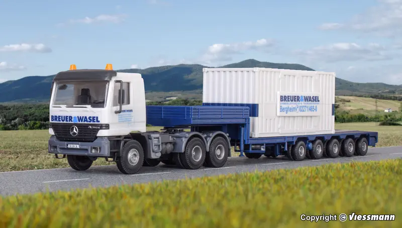 Kibri - 13057 - Mb Actros Accompanying Truck For Lg 1550 Breuer & Wasel (Ho Scale) 1