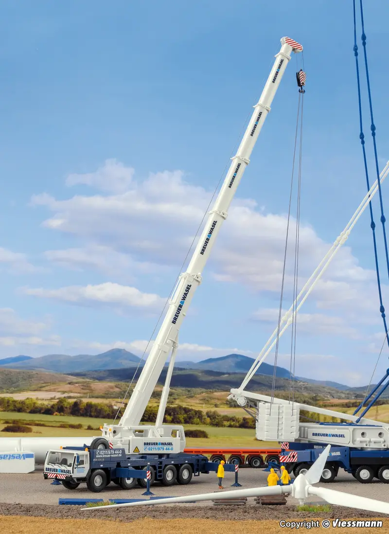 Kibri - 13060 - Liebherr Telescopic Mobile Crane 1160/2 Breuer & Wasel Kit (Ho Scale) 1