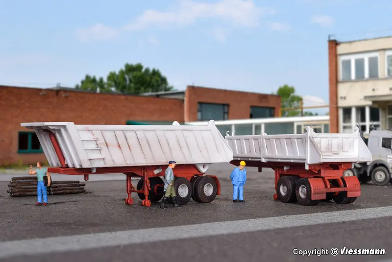 Kibri - 14033 - Meiller Trailer Mhks 40/2 And Mdks 38/2 Kit (Ho Scale) 1