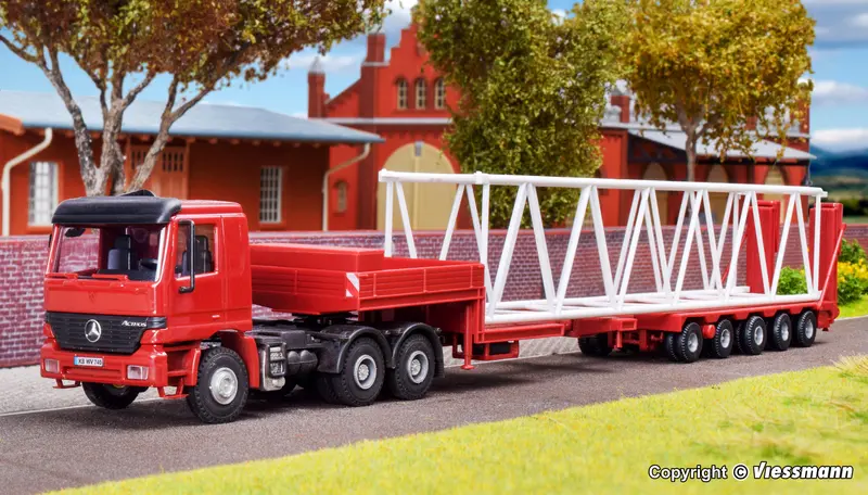Kibri - 15710 - Goldhofer 5-Axle Low-Loader Combination With Loading Kit (Ho Scale) 1