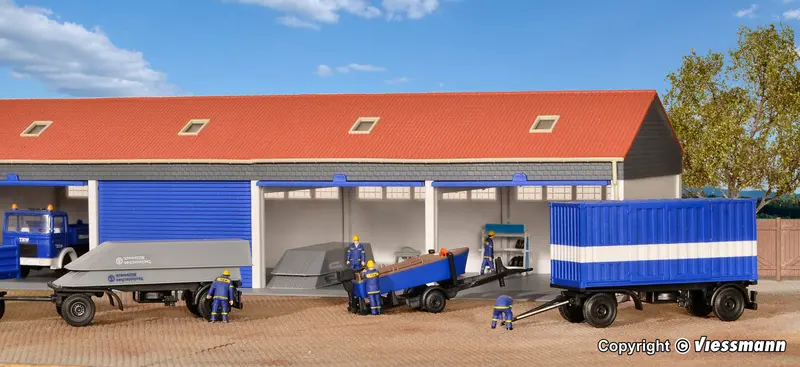 Kibri - 18471 - Thw Trailer Set Water And Oil Kit (Ho Scale) 1