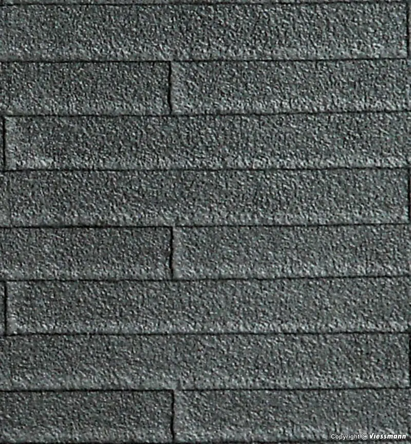 Kibri - 34116 - Roofing Tile Card - 20 X 12 Cm (Ho Scale) 1