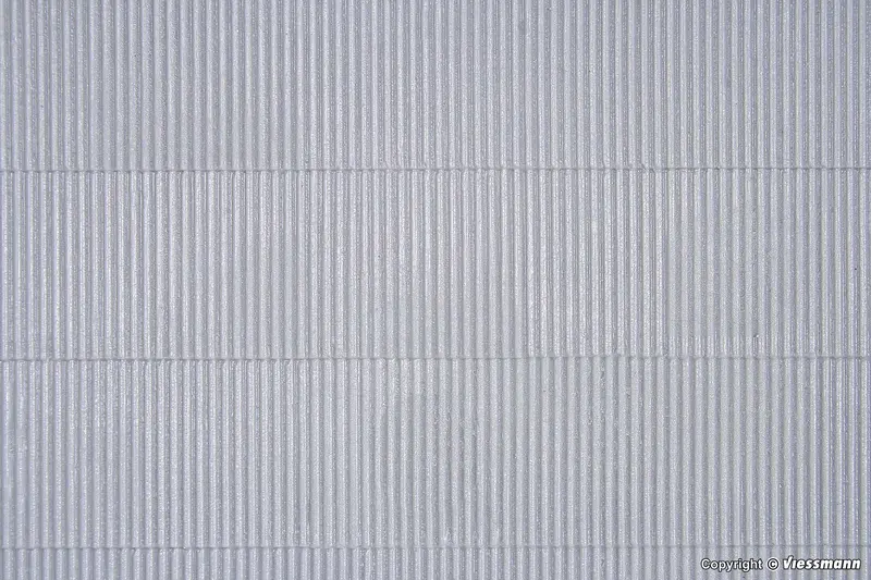 Kibri - 34143 - Corrugated Metal Plate - 20 X 12 Cm (Ho Scale) 1