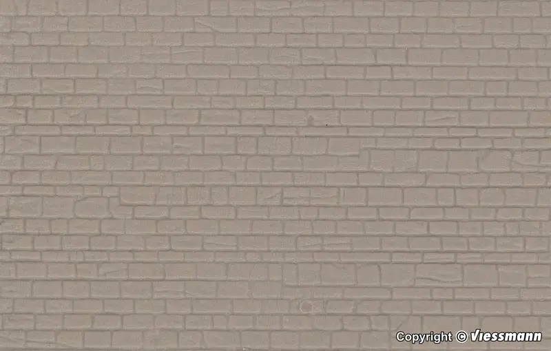 Kibri - 34146 - Wall Plate Sections - Dressed Stone - 20 X 12 Cm (Ho Scale) 1