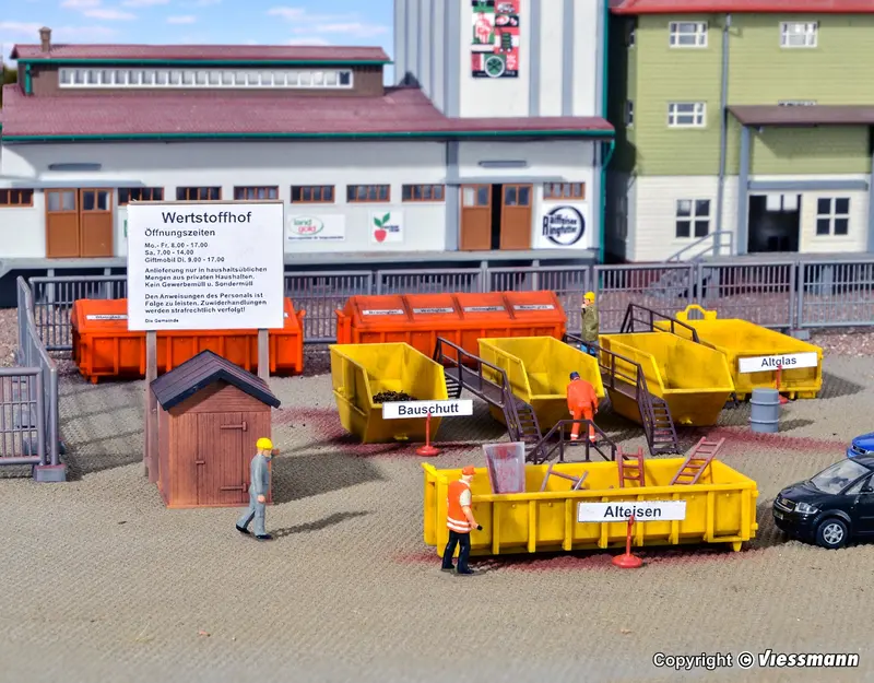 Kibri - 38155 - Deco Set Material Yard Kit (Ho Scale) 1