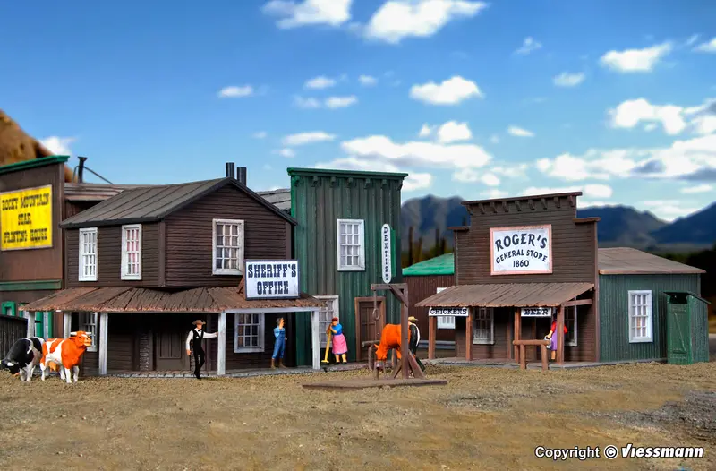 Kibri - 38502 - Western Buildings Category Sheriff´S Office Kit (Ho Scale) 1