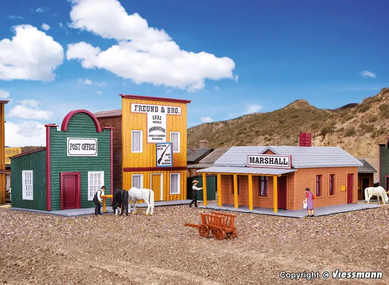 Kibri - 38504 - Western Buildings Category Marshal Kit (Ho Scale) 1