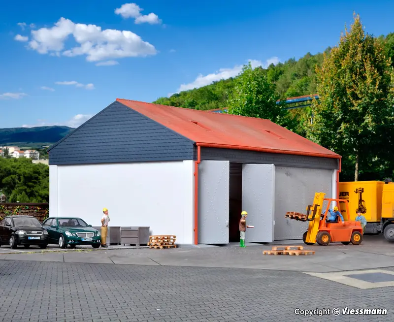 Kibri - 38540 - Garage Kit - Small (Ho Scale) 1