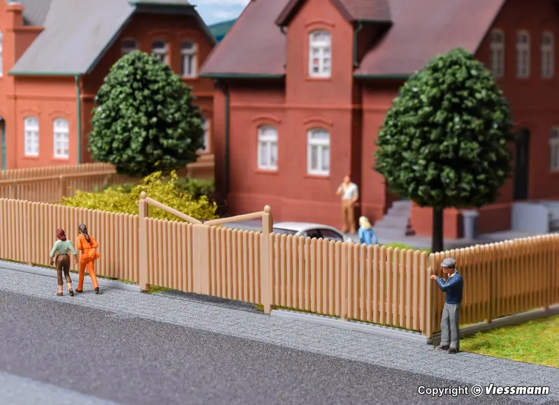 Kibri - 38625 - Wooden Fence Kit (Ho Scale) 1