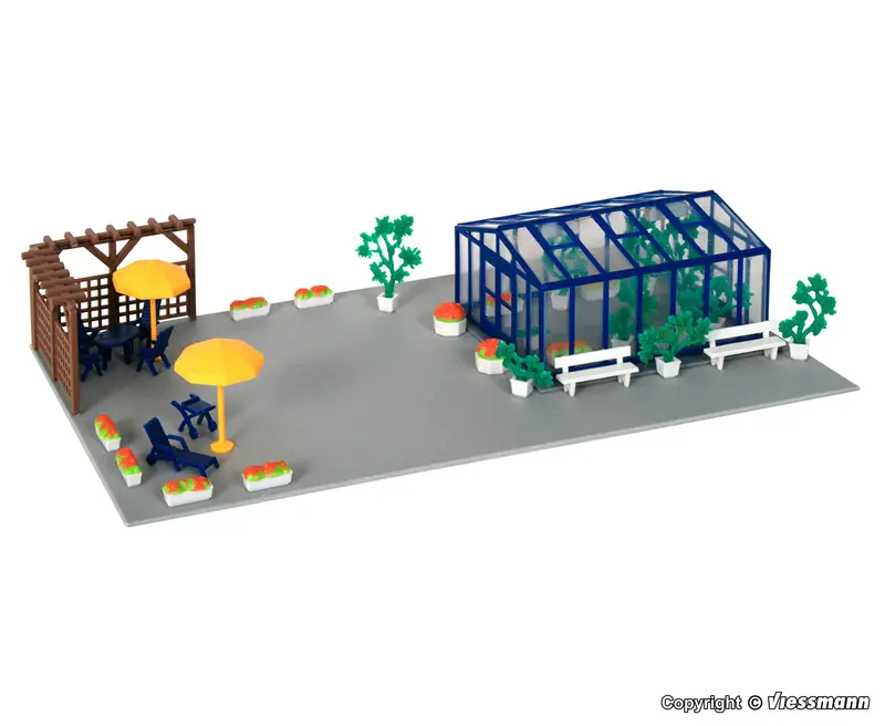 Kibri - 38634 - Greenhouse With Led Lighting (Ho Scale) 1