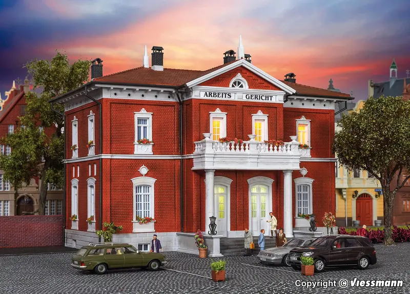 Kibri - 38749 - Court Building Kit (Ho Scale) 1