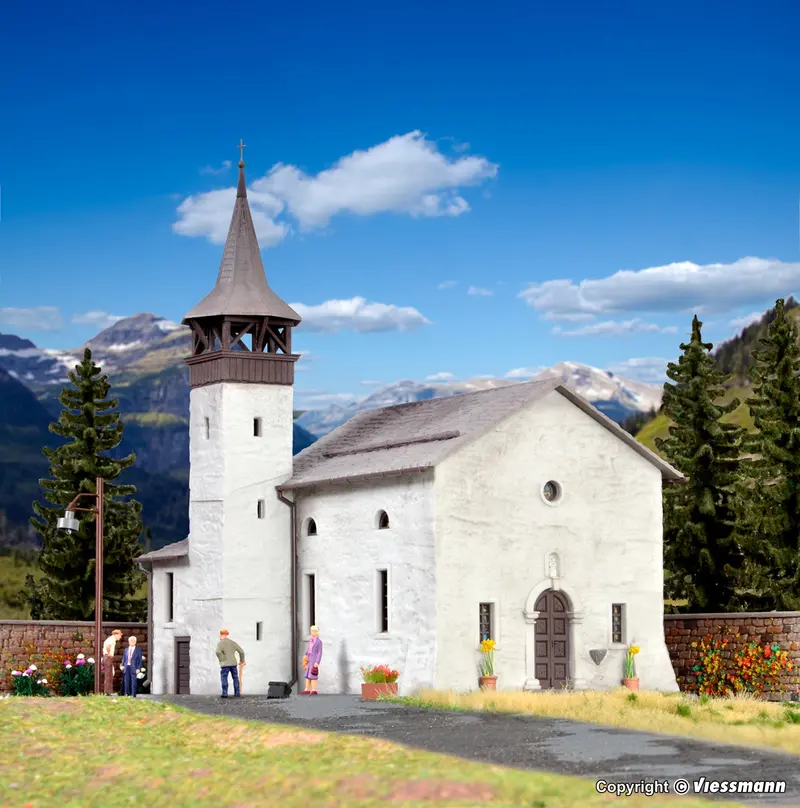 Kibri - 38813 - Antonius Chapel In Saas-Grund Kit (Ho Scale) 1