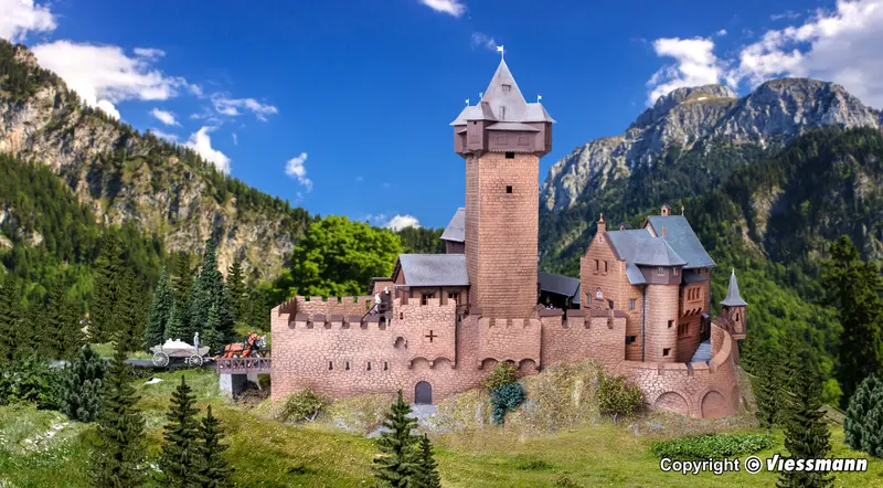 Kibri - 39010 - Castle Falkenstein In Austria Kit (Ho Scale) 1