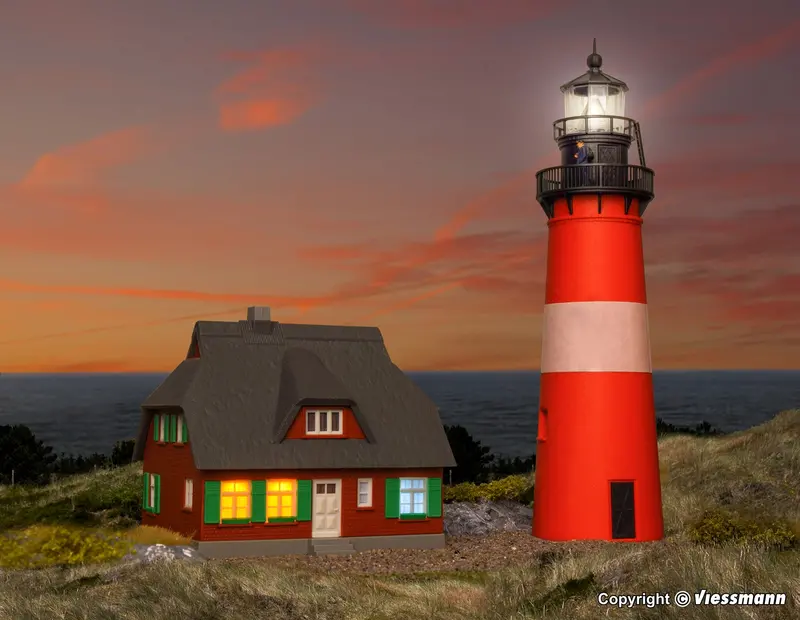 Kibri - 39166 - Lighthouse Hörnum Sylt With Annexe Kit (Ho Scale) 1