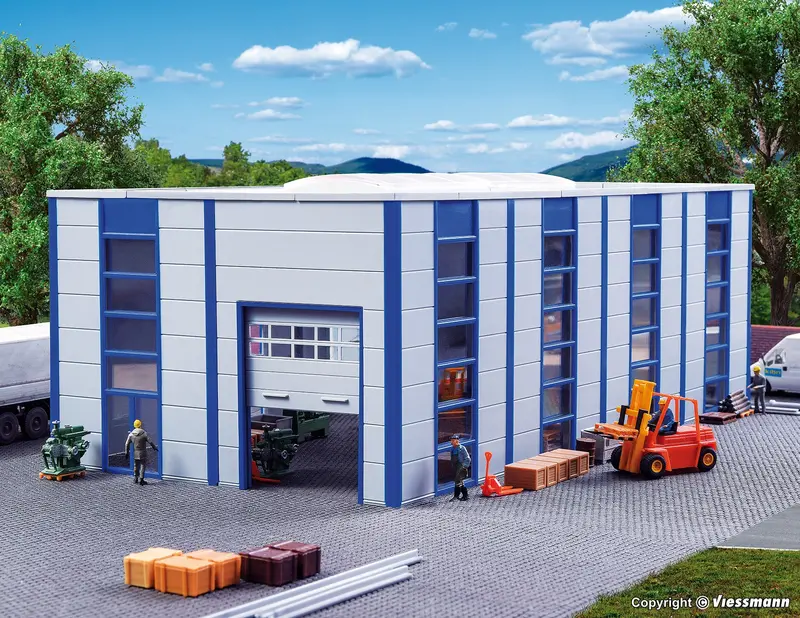 Kibri - 39250 - Warehouse/Industrial Hall Kit - Modern (Ho Scale) 1