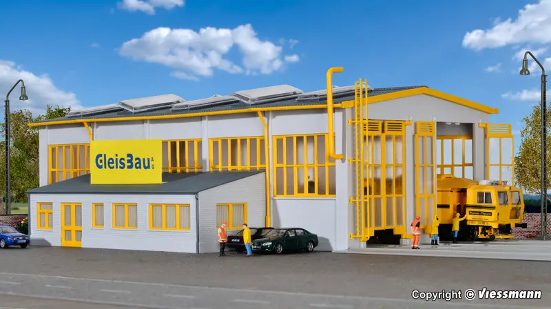 Kibri - 39324 - Maintenance Hangar Kit - Gleisbau (Ho Scale) 1