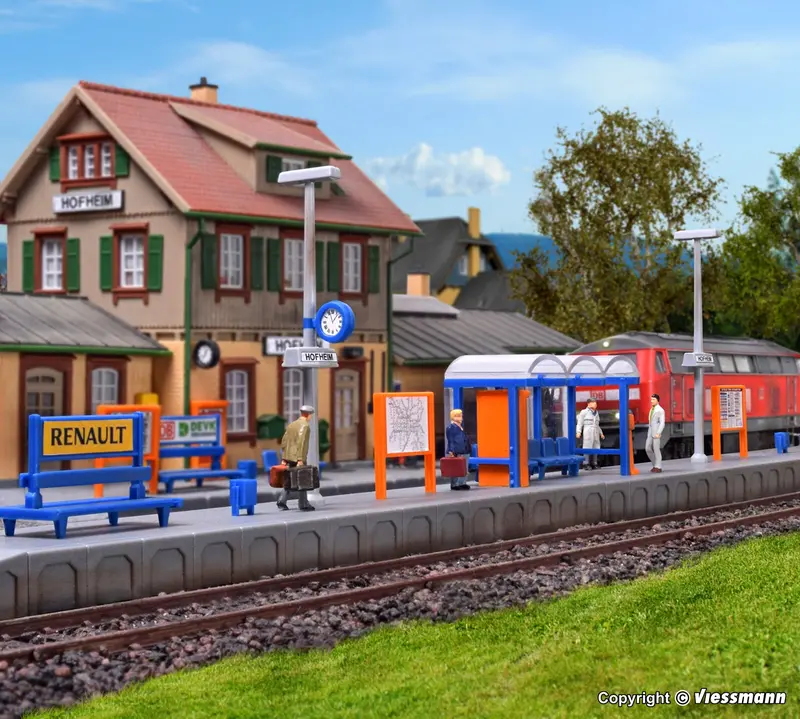 Kibri - 39558 - Platform Kit - Hofheim (Ho Scale) 1