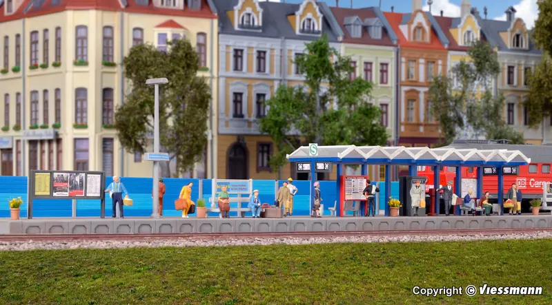 Kibri - 39563 - S-Platform Kit - Nürnberger Straße (Ho Scale) 1
