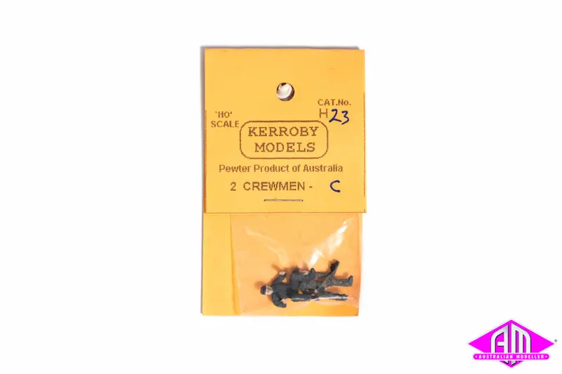 Km-H23 - Crewman C (Sit + Shovel) (Ho Scale) 1