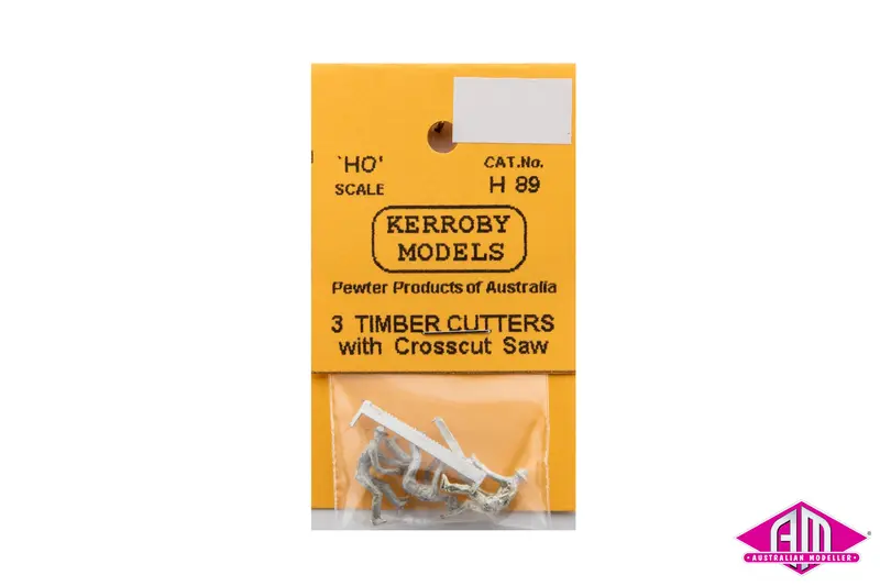 Km-H89 - Timber Cutters With Crosscut Saw (Ho Scale) 1