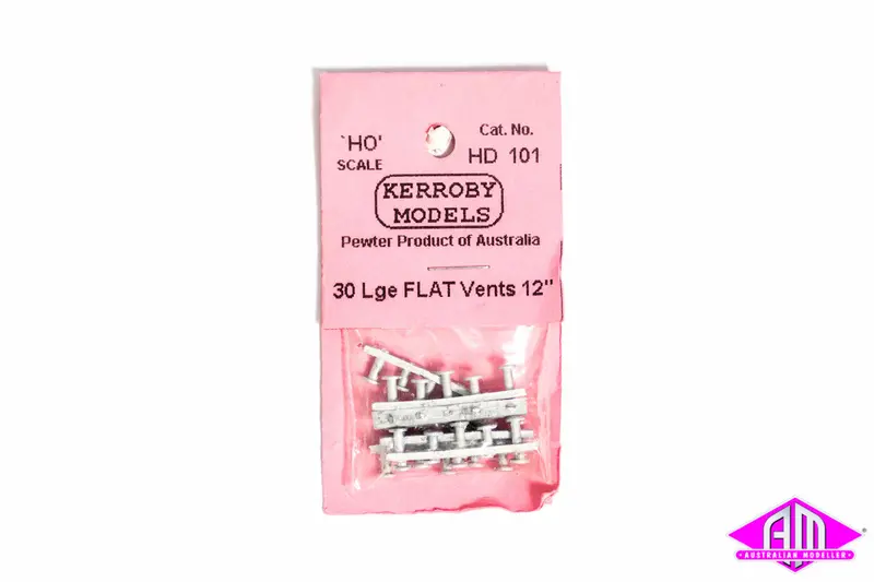 Km-Hd101 Large Flat Vents (30 Round Flat Vents 12") 1