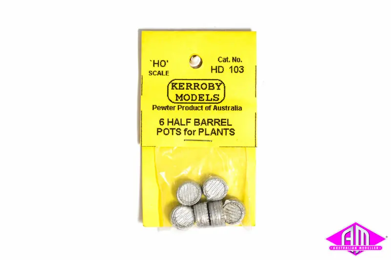 Km-Hd103 Barrel Pot Plant (6 Half Barrels For Plants) 1