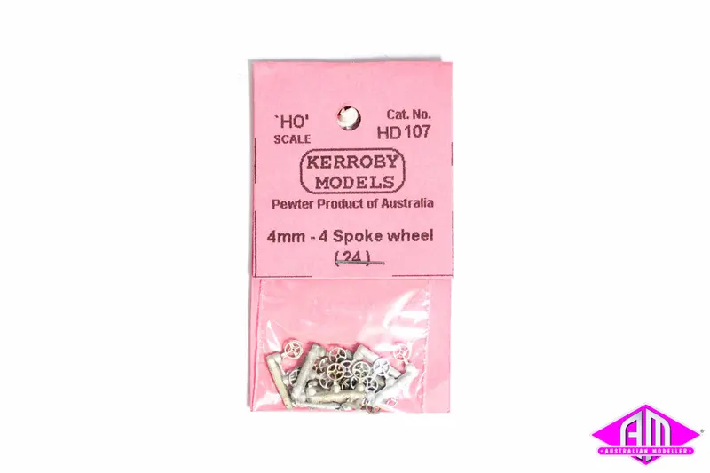 Km-Hd107 4Mm Spoked Wheels (24 - 4 Spokes) 1