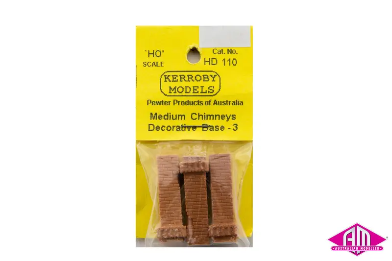 Km-Hd110 Medium Decorative Base Chimneys (3Pk) 1