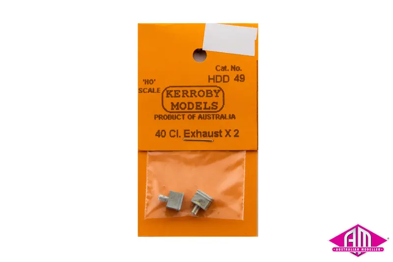 Km-Hdd049 - 40 Class Square Exhaust (Ho Scale) 1