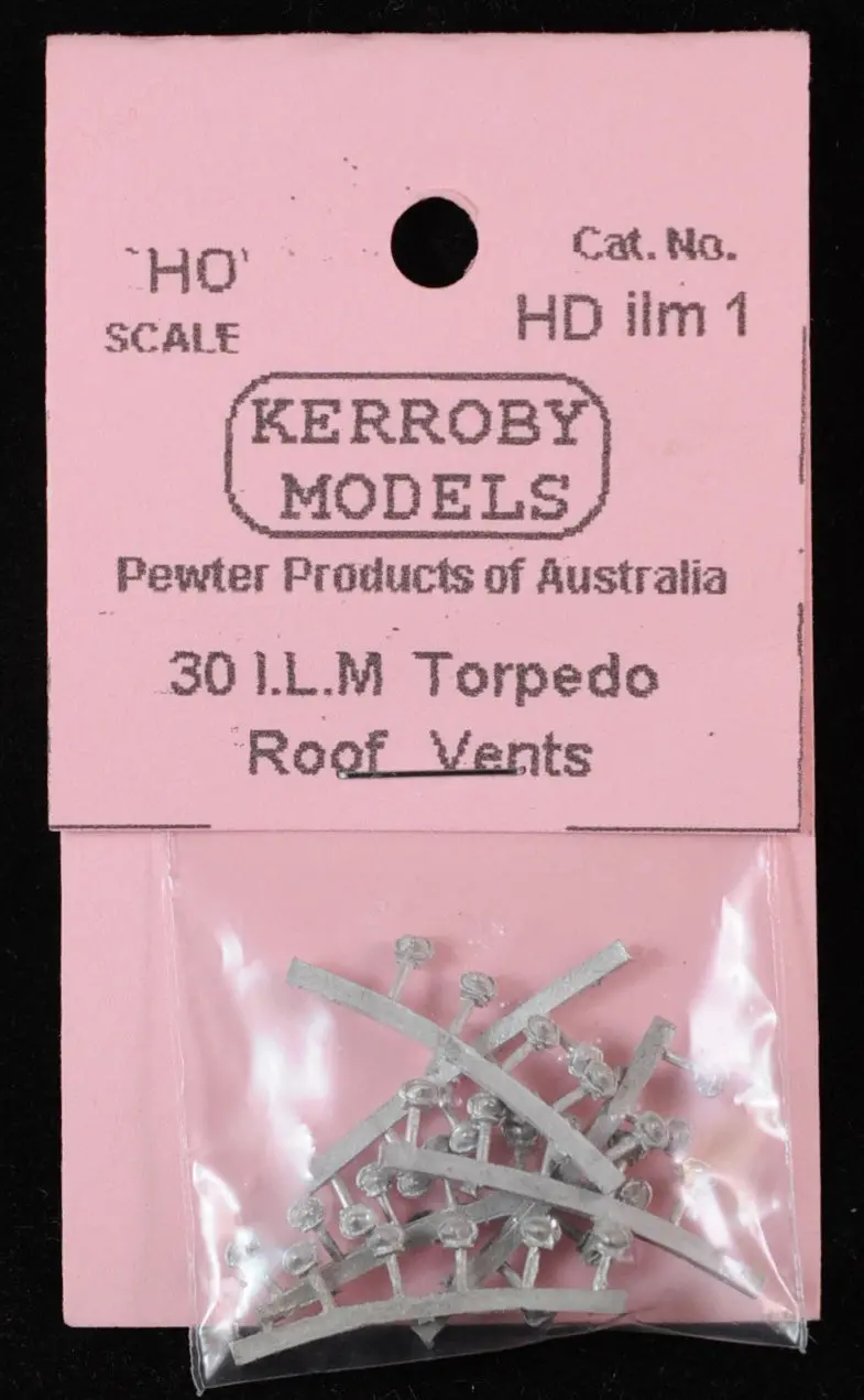 Km-Hdilm1 - 30 I.L.M. Torpedo Roof Vents (Ho Scale) 1