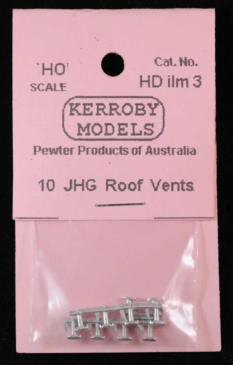 Km-Hdilm3 - Jhg Roof Vents - 10Pc (Ho Scale) 1