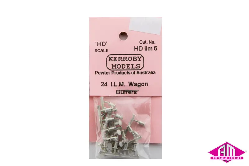 Km-Hdilm5 - I.L.M. Wagon Buffers - 24Pc (Ho Scale) 1