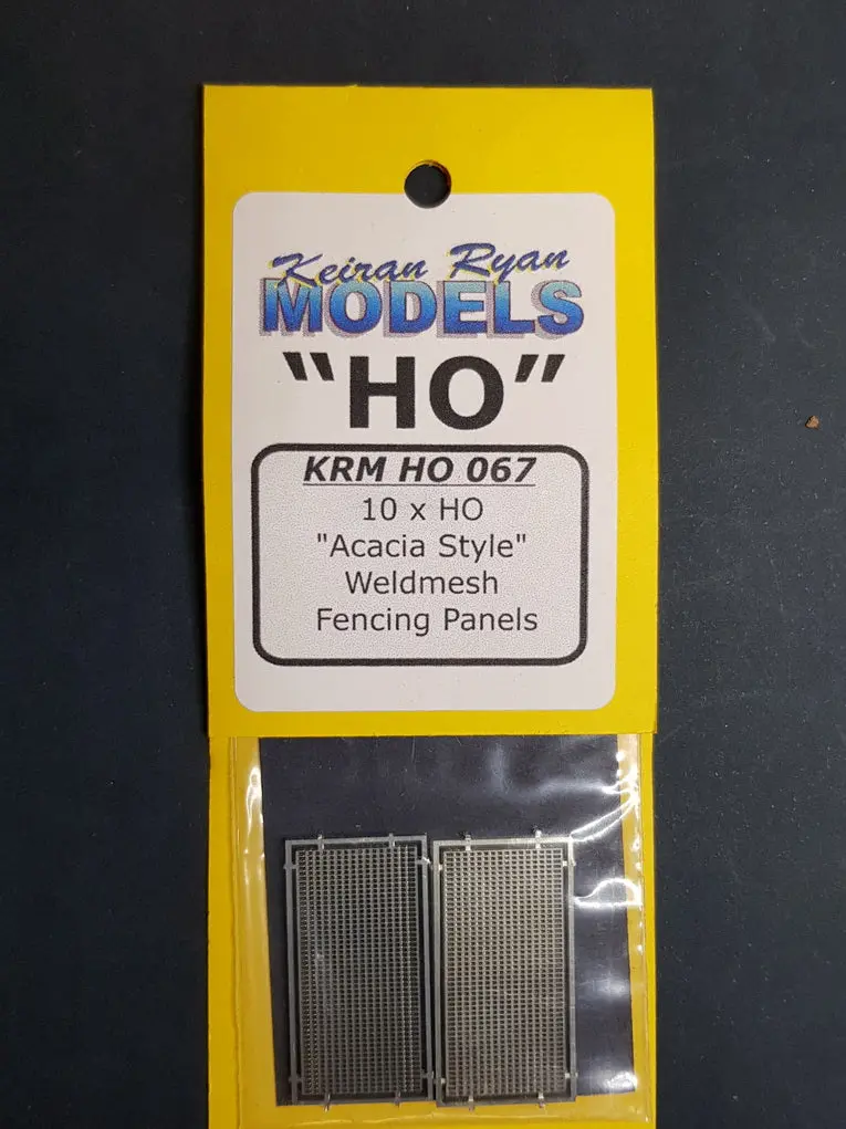 Krm-Ho067 - Arcadia Style Weldmesh Fence Panels - 10Pc (Ho Scale) 1