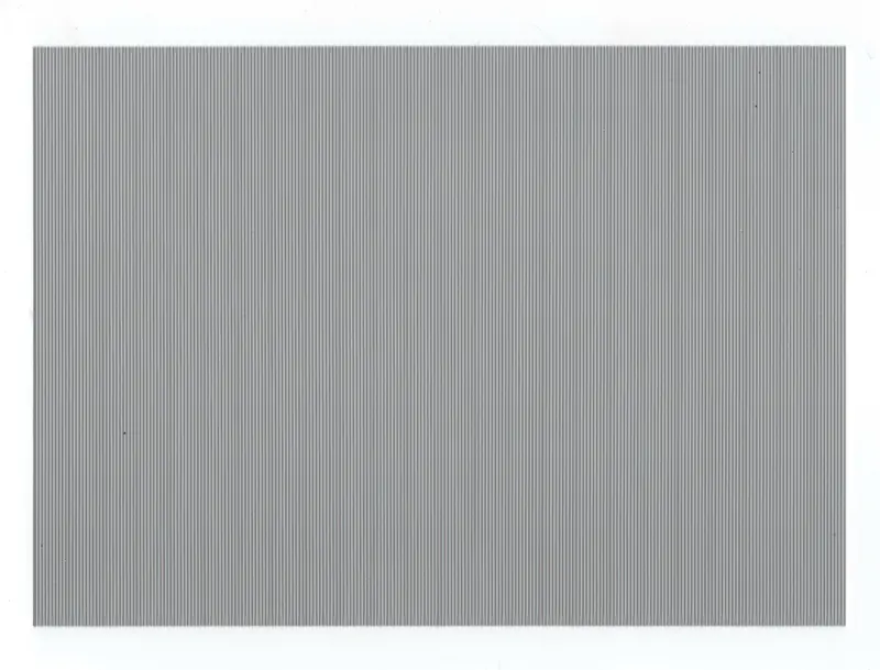 Krm-Misc008 - Corrugated Iron 3D Printed Plastic Sheet (Ho Scale) 1