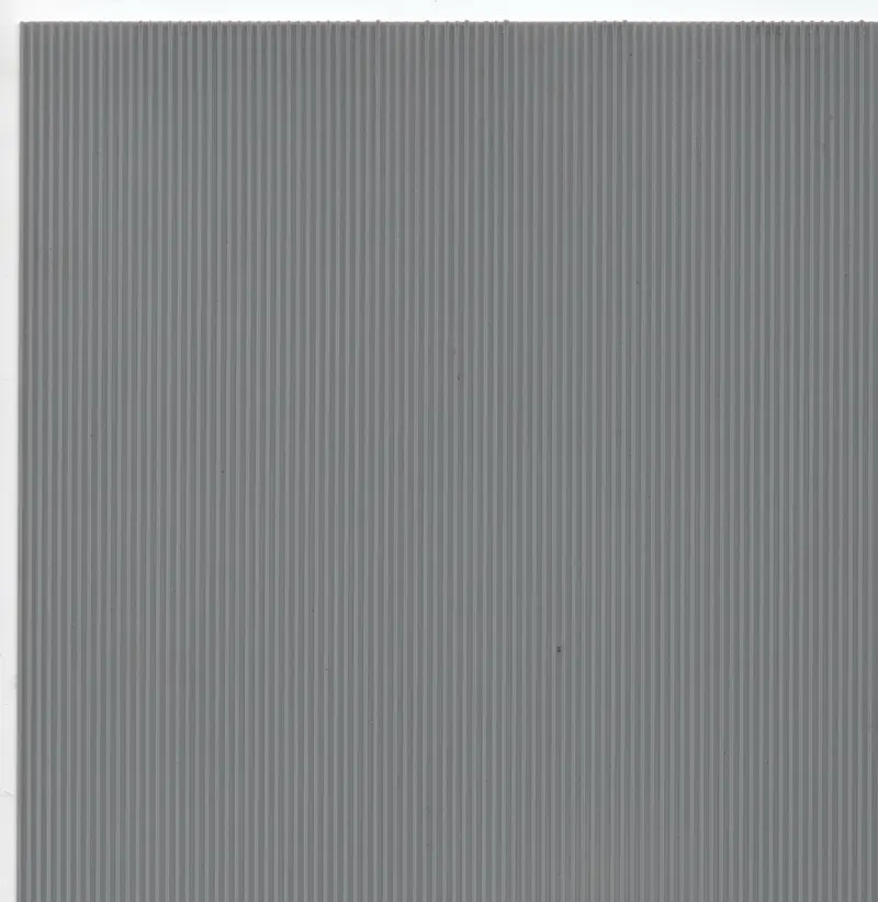 Krm-Misc009 - Corrugated Iron 3D Printed Plastic Sheet (Ho Scale) 1