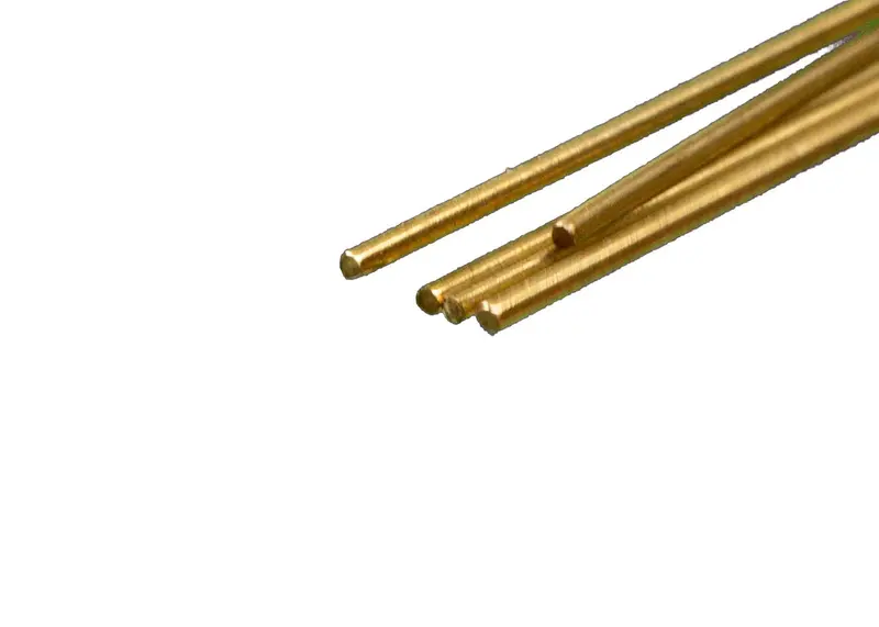 Krm-W012 - Brass Wire - Hard Drawn - 5Pc (1.2Mm Dia X 300Mm) 1