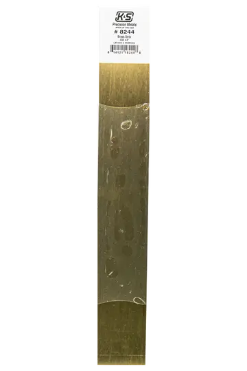 K&S - #8244 - Brass Strip - 0.032 X 2" (0.81 X 50.8Mm) 1Pc 1