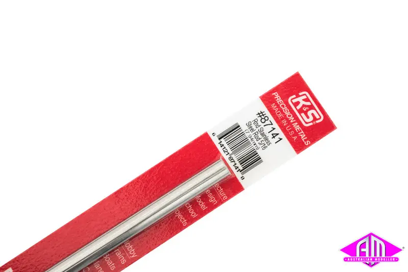K&S - #87141 - Stainless Steel Rod - Round - 5/16" 7.94Mm (1Pc) 1