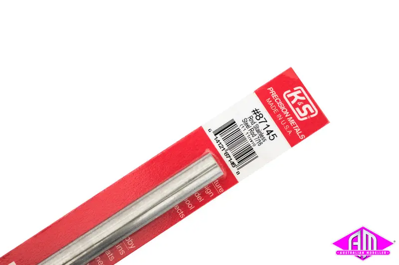 K&S - #87145 - Stainless Steel Rod - Round - 7/16" 11.11Mm (1Pc) 1