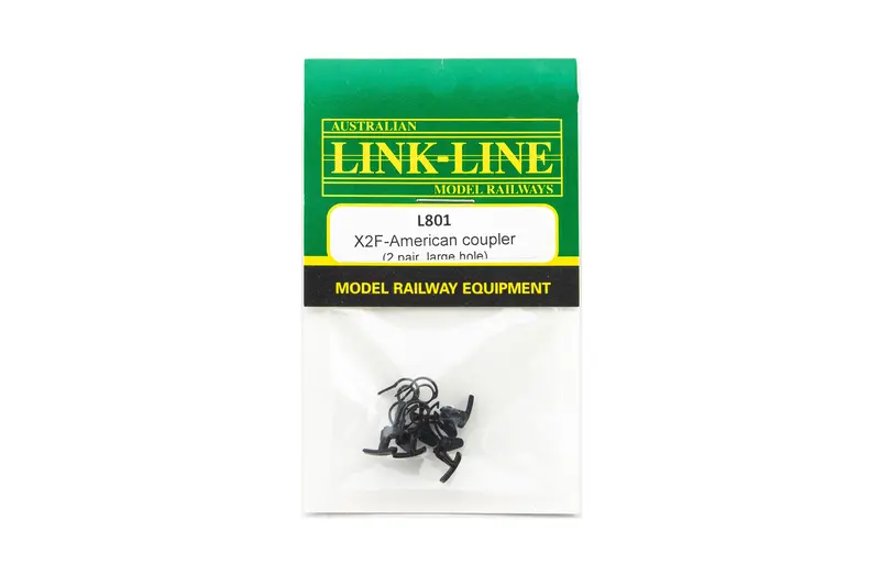 L801 - X2f American Coupler - 2 Pair - Large Hole 1